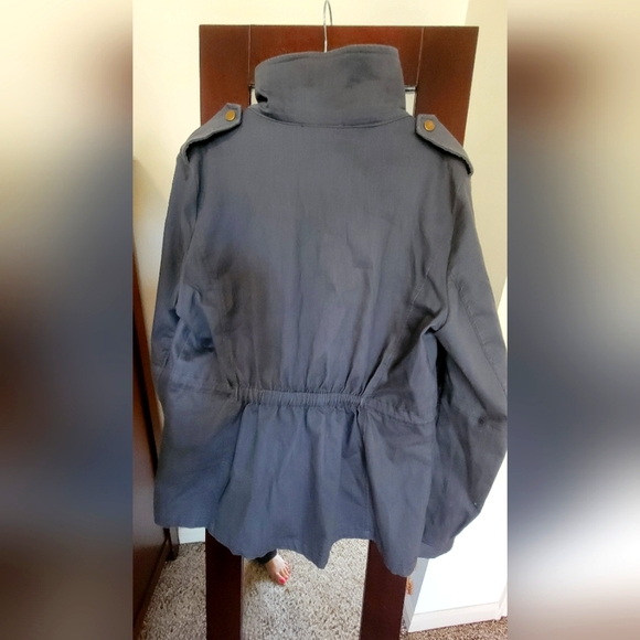 Blue Grey Utility Jacket - Picture 5 of 7